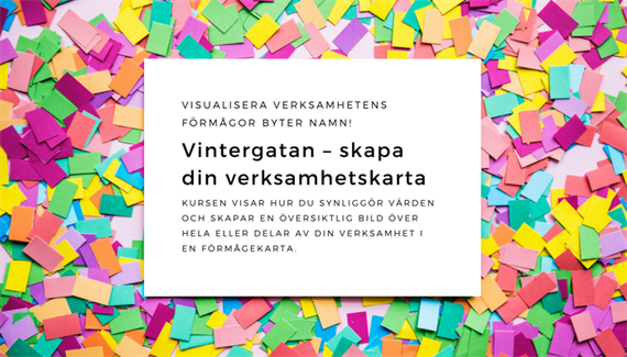 Kursen Visualisera verksamhetens förmågor byter namn