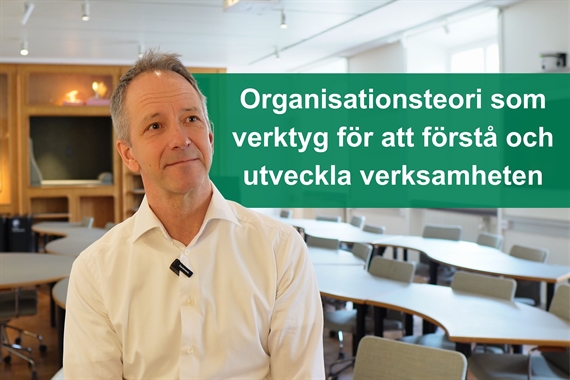 Organisationsteori som verktyg för att förstå och utveckla verksamheten